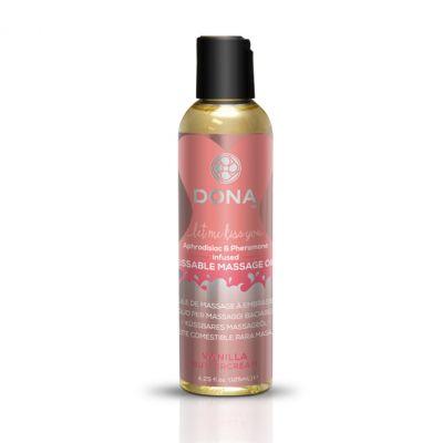 Jadalny olejek do masażu - Dona Kissable Massage Oil Vanilla Buttercream Waniliowy
