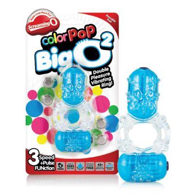 Pierścień erekcyjny - The Screaming O Color Pop Big O2 Blue