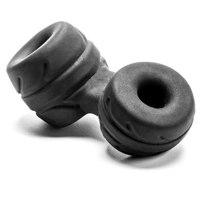Pierścień na penisa i jądra - Perfect Fit SilaSkin Cock & Ball Black
