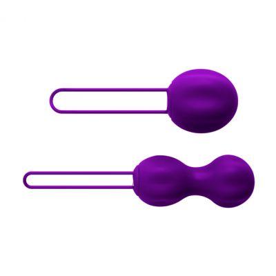 Nomi Tang - Kulki do ćwiczenia mięśni Kegla - IntiMate Kegel Set Purple