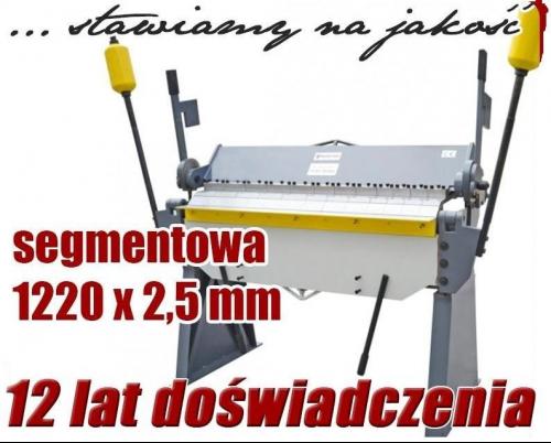 ZAGINARKA GIĘTARKA SEGMENTOWA DO BLACHY MAKTEK 1220mm x 2.5mm  EWIMAX