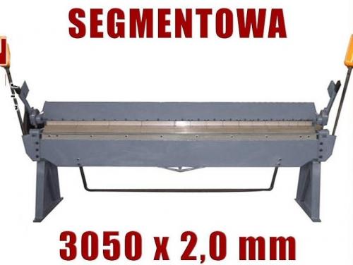 ZAGINARKA GIĘTARKA SEGMENTOWA DO BLACHY MAKTEK 3050mm x 2 mm  EWIMAX