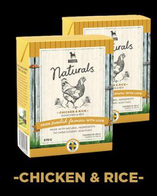 Bozita Naturals Chicken & Rice - karma dla psów kurczak z ryżem w galaretce kartonik 370 g