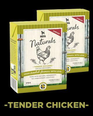 Bozita Naturals Tender Chicken - kurczak dla juniorów kartonik 370 g