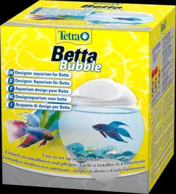 TETRA Betta Bubble White - akwarium dla bojowników zasilane baterią z lampą LED białe