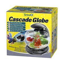 TETRA Cascade Globe Black - szklana kula z filtrem czarna