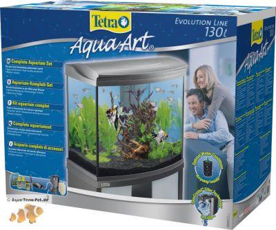 TETRA AquaArt Evolution Line Aquarium Complete Set 130L - zestaw akwariowy - Antracyt