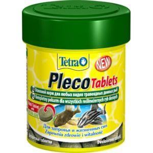 TETRA Pleco Tablets - kompletny pokarm dla wszystkich roślinożernych ryb dennych 58 tabl.