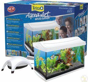 TETRA AquaArt Discover Aquarium Complete Set 60l - zestaw akwariowy biały