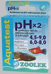 ZOOLEK Aquatest pHx2 -służy do pomiaru odczynu w zakresie ogólnym