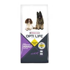 Versele Laga Opti Life Adult Active - karma wysokoenergetyczna dla psów aktywnych z kurczakiem 12,5