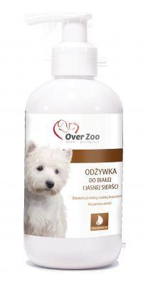 Over Zoo Odżywka dla psów o białej i jasnej sierści 250ml