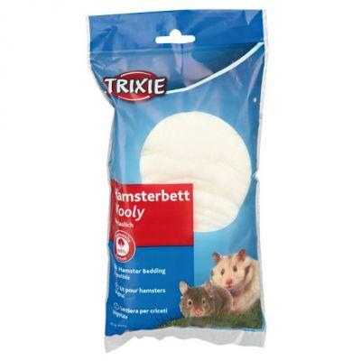 TRIXIE Kołderka wełniana dla chomika i myszy kolor: biały 20 g