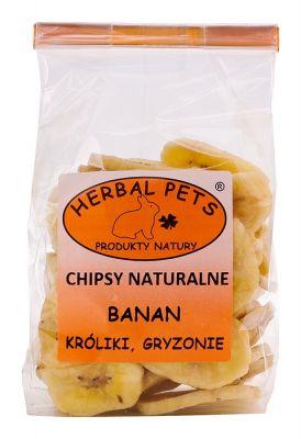 Herbal Pets Chipsy naturalne - banan 75 g