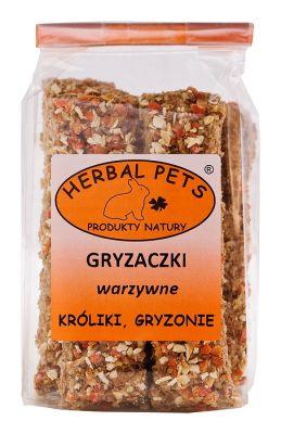 Herbal Pets Gryzaczki warzywne dla gryzoni i królików 160 g