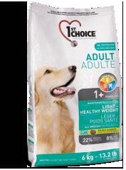 1st Choice Dog Adult Light - healthy weight 6 kg