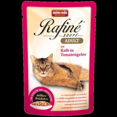 Animonda Rafine Soupe Adult Cat smak: cielęcina w pomidorach saszetka 100g