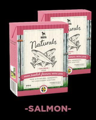Bozita Naturals Salmon - karma dla psów z łososiem kartonik 370 g