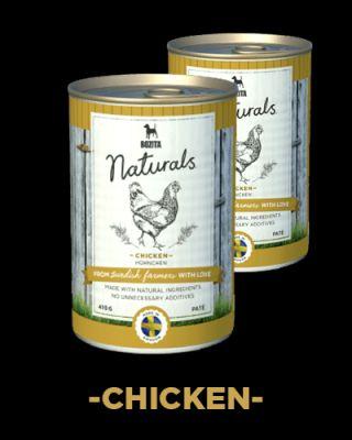 Bozita Naturals Pate Chicken - pasztet z kurczaka dla psów puszka 410 g