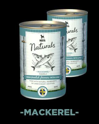 Bozita Naturals Pate Mackerel - pasztet z makreli dla psów puszka 410 g