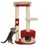 Trixie Drapak dla kotów Pilar 100 cm beżowo-czerwony