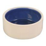 Trixie Miska ceramiczna kremowo-niebieska 0,35 L
