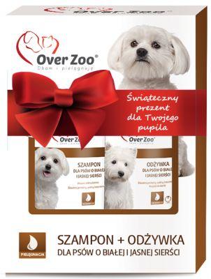 Over Zoo Zestaw dla psów o białej i jasnej sierści Szampon 250 ml + Odżywka 250 ml