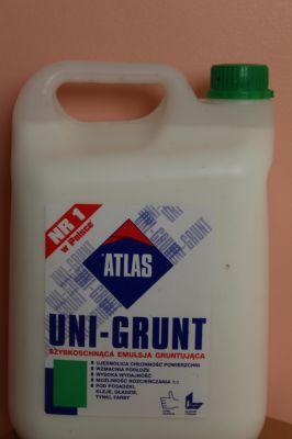 ATLAS UNI-GRUNT - szybkoschnąca emulsja gruntująca 5kg