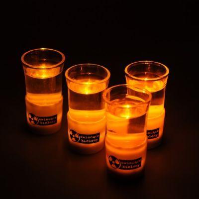Szklane świecące Kielony LED - Żółte