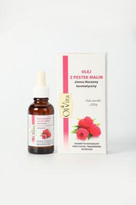 Olej z pestek malin kosmetyczny zimno tłoczony 30 ml Olvita