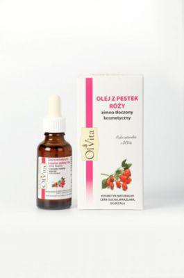 Olej z pestek róży kosmetyczny zimno tłoczony 30 ml