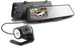 Kamera Samochodowa FULL HD w Lusterku + Kamera Zewnętrzna + LCD 4,3"...