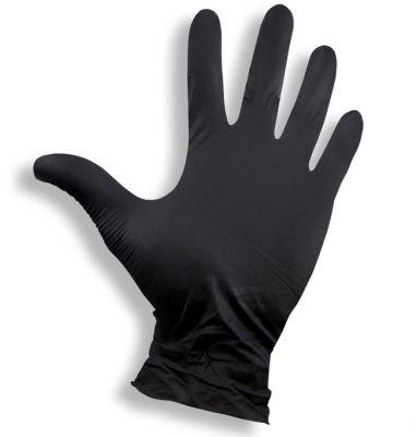 rękawiczki jednorazowe nitrylowe kolor czrny \"M\" 3 pary 2