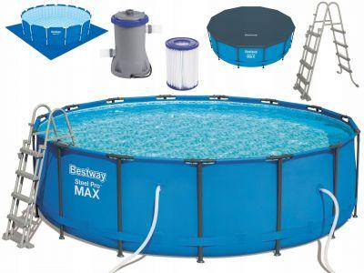 BASEN STELAŻOWY 6w1 BESTWAY 15 FT 457x122 cm 56438