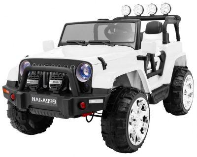 JEEP NA AKUMULATOR Pojazd elektryczny AUTO MASTER 4x4 BIAŁY A999
