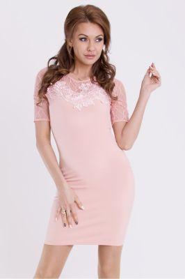 Sukienka Model 17068 Peach - YourNewStyle