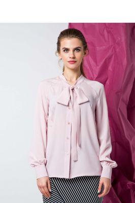 Modna bluzka o luźnym kroju GR1331 Powder Pink - GrandUA