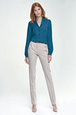 Eleganckie spodnie SD25 beż - Nife