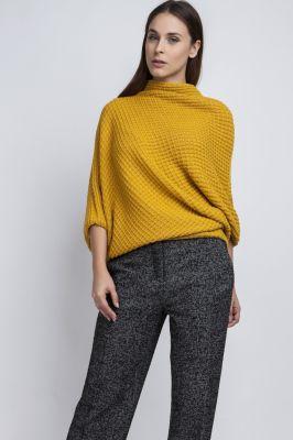 Sweter SWE049 Żółty - MKM