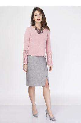 Sweter SWE114 Pink - MKM