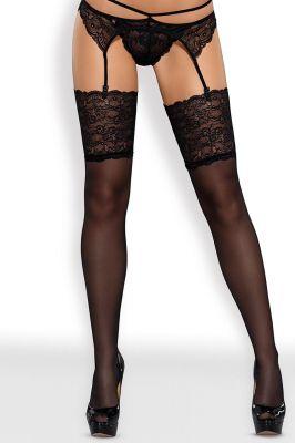 Pończochy Model Frivolla stockings Black - Obsessive