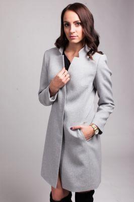 Płaszcz damski PLA029 gray - Mattire