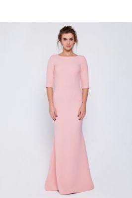 Sukienka wyszczuplająca sylwetkę GR1595 Pink - GrandUA