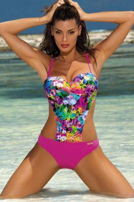 Jednoczęściowy strój kąpielowy Kostium Kąpielowy Model Blanca Clematis M-432 Powder Pink - Marko