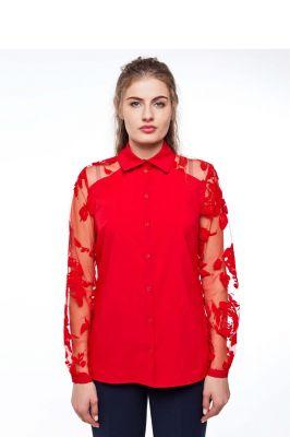 Elegancka damska bluzka GR1919 Red - GrandUA