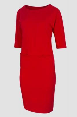 Sukienka dresowa D-030 Red - Viall