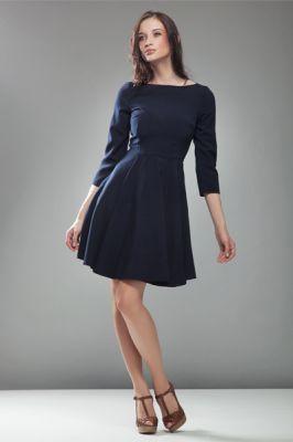 Sukienka S19 Audrey Navy Blue - Nife