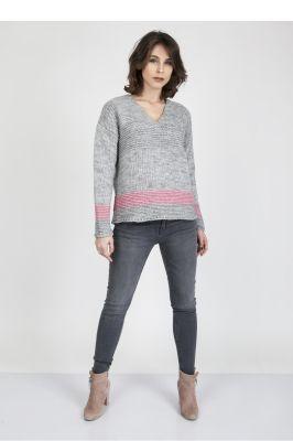 Sweter SWE122 Gray - MKM