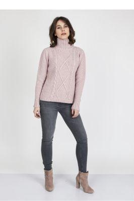 Sweter SWE121 Pink - MKM