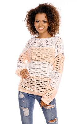 Sweter model 70002 Apricot - PeeKaBoo